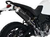 HP CORSE Ducati DesertX (2022+) High-mount Slip-on Exhaust "SP-1 Titanium Short Black" (Euro 5) – Accessories in the 2WheelsHero Motorcycle Aftermarket Accessories and Parts Online Shop