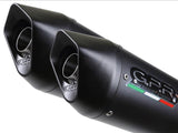 GPR Aprilia Shiver 750 Dual Slip-on Exhaust "Furore Nero" – Accessories in the 2WheelsHero Motorcycle Aftermarket Accessories and Parts Online Shop