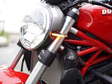 NEW RAGE CYCLES Ducati Monster 1200 Front LED Turn Signals – Accessories in the 2WheelsHero Motorcycle Aftermarket Accessories and Parts Online Shop