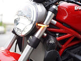 NEW RAGE CYCLES Ducati Monster 1200R Front LED Turn Signals – Accessories in the 2WheelsHero Motorcycle Aftermarket Accessories and Parts Online Shop