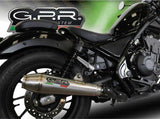 GPR Honda CMX500 Rebel Slip-on Exhaust "Ultracone" (EU homologated) – Accessories in the 2WheelsHero Motorcycle Aftermarket Accessories and Parts Online Shop