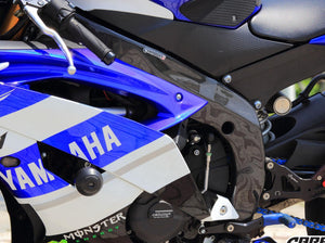 CARBON2RACE Yamaha YZF-R6 (06/07) Carbon Frame Covers – Accessories in the 2WheelsHero Motorcycle Aftermarket Accessories and Parts Online Shop