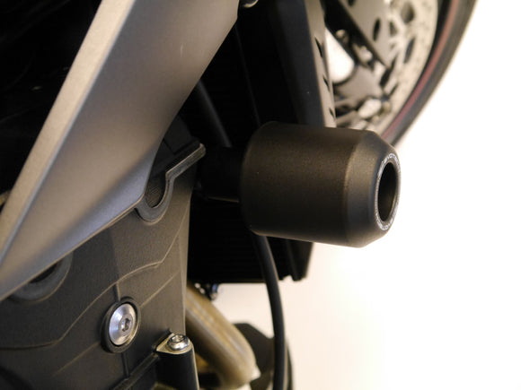 EVOTECH Triumph Street Triple (2013+) Frame Crash Protection Sliders – Accessories in the 2WheelsHero Motorcycle Aftermarket Accessories and Parts Online Shop