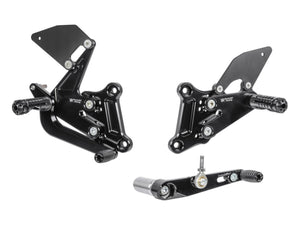 H012 - BONAMICI RACING Honda CBR650 / CB650 (2014+) Adjustable Rearset – Accessories in the 2WheelsHero Motorcycle Aftermarket Accessories and Parts Online Shop