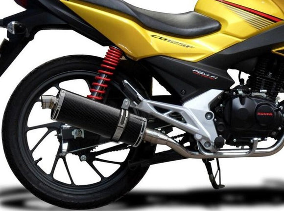 DELKEVIC Honda CB125F (15/18) Full Exhaust System with Stubby 14