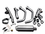 DELKEVIC Honda CB500 / CBR500R Full Exhaust System with 13" Tri-Oval Silencer – Accessories in the 2WheelsHero Motorcycle Aftermarket Accessories and Parts Online Shop