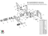 S004 - BONAMICI RACING Suzuki GSX-R600 / GSX-R750 (06/10) Adjustable Rearset – Accessories in the 2WheelsHero Motorcycle Aftermarket Accessories and Parts Online Shop