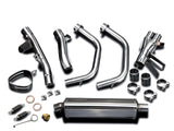 DELKEVIC Honda CB500 / CBR500R Full Exhaust System with Stubby 17" Tri-Oval Silencer – Accessories in the 2WheelsHero Motorcycle Aftermarket Accessories and Parts Online Shop