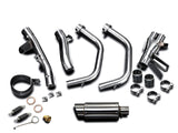 DELKEVIC Honda CB500 / CBR500R Full Exhaust System with Mini 8" Silencer – Accessories in the 2WheelsHero Motorcycle Aftermarket Accessories and Parts Online Shop