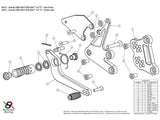 H012 - BONAMICI RACING Honda CBR650 / CB650 (2014+) Adjustable Rearset – Accessories in the 2WheelsHero Motorcycle Aftermarket Accessories and Parts Online Shop