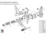 TH05 - BONAMICI RACING Triumph Speed Triple 1050 (11/17) Adjustable Rearset – Accessories in the 2WheelsHero Motorcycle Aftermarket Accessories and Parts Online Shop