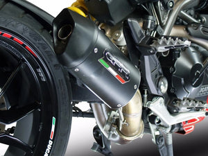 GPR Ducati Hypermotard 939 Slip-on Exhaust "Furore Evo 4 Nero" (EU homologated) – Accessories in the 2WheelsHero Motorcycle Aftermarket Accessories and Parts Online Shop