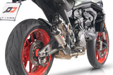 QD EXHAUST Ducati Monster 950 (2021+) Dual Slip-on Exhaust "Gunshot" (EU homologated) – Accessories in the 2WheelsHero Motorcycle Aftermarket Accessories and Parts Online Shop