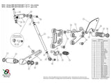 H012 - BONAMICI RACING Honda CBR650 / CB650 (2014+) Adjustable Rearset – Accessories in the 2WheelsHero Motorcycle Aftermarket Accessories and Parts Online Shop