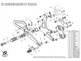 H014 - BONAMICI RACING Honda CBR1000RR SP / SP2 (17/19) Adjustable Rearset – Accessories in the 2WheelsHero Motorcycle Aftermarket Accessories and Parts Online Shop