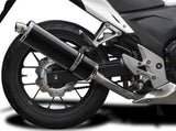 DELKEVIC Honda CB500 / CBR500R Full Exhaust System with Stubby 18" Carbon Silencer – Accessories in the 2WheelsHero Motorcycle Aftermarket Accessories and Parts Online Shop