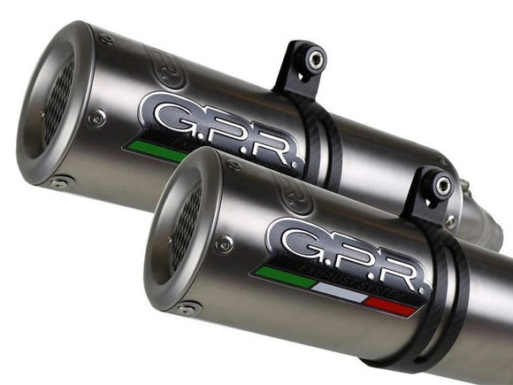 GPR Ducati Monster 696 Dual Slip-on Exhaust 