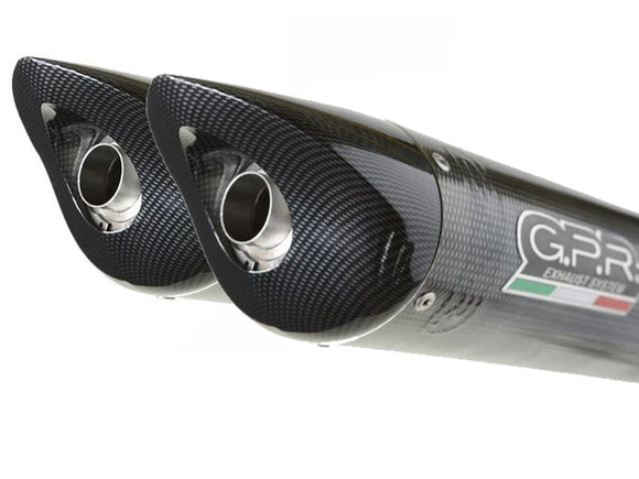 GPR Ducati Hypermotard 1100 Dual Slip-on Exhaust 