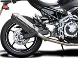 DELKEVIC Kawasaki Z900 (17/19) Full Exhaust System 13" Tri-Oval – Accessories in the 2WheelsHero Motorcycle Aftermarket Accessories and Parts Online Shop