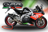 GPR Aprilia RSV4 (17/20) Slip-on Exhaust "Furore Nero" – Accessories in the 2WheelsHero Motorcycle Aftermarket Accessories and Parts Online Shop