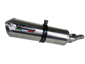 GPR BMW F650CS Scarver Slip-on Exhaust "Satinox" (EU homologated) – Accessories in the 2WheelsHero Motorcycle Aftermarket Accessories and Parts Online Shop