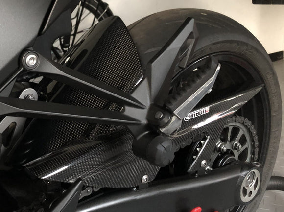 CARBON2RACE Kawasaki Z1000 (10/...) Carbon Rear Hugger (with chain cover) – Accessories in the 2WheelsHero Motorcycle Aftermarket Accessories and Parts Online Shop