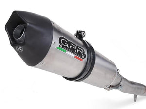 GPR Aprilia Dorsoduro 900 Dual Slip-on Exhaust "GPE Anniversary Titanium" – Accessories in the 2WheelsHero Motorcycle Aftermarket Accessories and Parts Online Shop