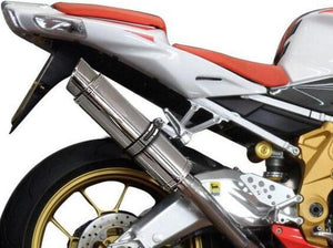 DELKEVIC Aprilia RSV 1000 R / Tuono V2 Slip-on Exhaust SL10 14" – Accessories in the 2WheelsHero Motorcycle Aftermarket Accessories and Parts Online Shop