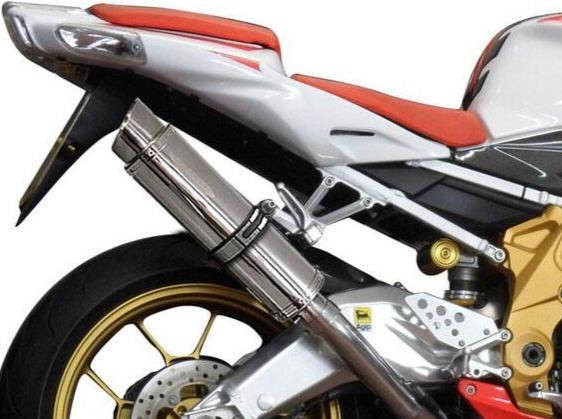 DELKEVIC Aprilia RSV 1000 R / Tuono V2 Slip-on Exhaust SL10 14