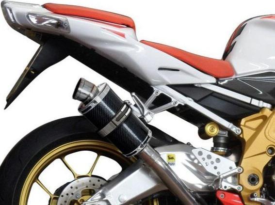 DELKEVIC Aprilia RSV 1000 R / Tuono V2 Slip-on Exhaust DS70 9