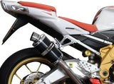 DELKEVIC Aprilia RSV 1000 R / Tuono V2 Slip-on Exhaust DS70 9" Carbon – Accessories in the 2WheelsHero Motorcycle Aftermarket Accessories and Parts Online Shop