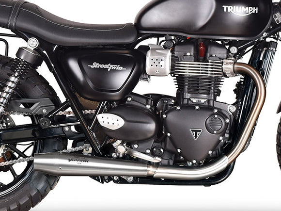 SPARK GTR0403 Triumph Street Twin 900 (16/18) Double Slip-on Exhaust 