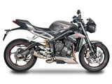 SPARK GTR0501 Triumph Street Triple (2017+) Titanium Semi-full Exhaust System "Grid-O" (racing) – Accessories in the 2WheelsHero Motorcycle Aftermarket Accessories and Parts Online Shop