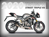 SPARK GTR0507 Triumph Street Triple 765 / 660 Titanium 3/4 Exhaust System "GRID-O" (approved; polished box) – Accessories in the 2WheelsHero Motorcycle Aftermarket Accessories and Parts Online Shop