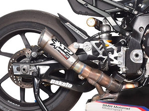 SPARK GBM0702 BMW S1000RR / M1000RR (2019+) Titanium Slip-on Exhaust "GRID-O" (racing) – Accessories in the 2WheelsHero Motorcycle Aftermarket Accessories and Parts Online Shop