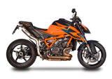 SPARK GKT0111 KTM 1290 / 1390 Super Duke R (2020+) Titanium High-mount Double Exhaust "GRID-O" (EU homologated) – Accessories in the 2WheelsHero Motorcycle Aftermarket Accessories and Parts Online Shop