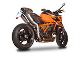 SPARK GKT0111 KTM 1290 / 1390 Super Duke R (2020+) Titanium High-mount Double Exhaust "GRID-O" (EU homologated) – Accessories in the 2WheelsHero Motorcycle Aftermarket Accessories and Parts Online Shop