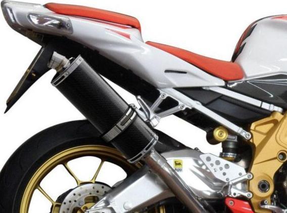 DELKEVIC Aprilia RSV 1000 R / Tuono V2 Slip-on Exhaust Stubby 14