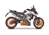 SPARK GKT0115 KTM 790 / 890 Duke (2018+) Titanium Semi-Full Double Exhaust System "GRID-O" (175 mm; approved) – Accessories in the 2WheelsHero Motorcycle Aftermarket Accessories and Parts Online Shop