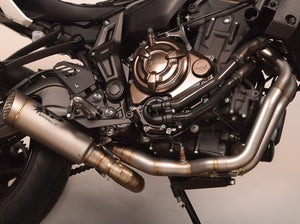 SPARK GYA8876 Yamaha MT-07/Tracer 700 Titanium Full Exhaust System "Grid-O" (racing) – Accessories in the 2WheelsHero Motorcycle Aftermarket Accessories and Parts Online Shop