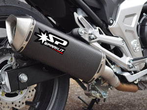 SPARK GHO1102 Honda NC700 / NC750 / Integra Slip-on Exhaust "Force" (EU homologated) – Accessories in the 2WheelsHero Motorcycle Aftermarket Accessories and Parts Online Shop