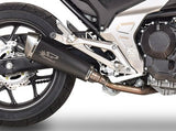 SPARK GHO1103 Honda NC700 / NC750 / Integra Slip-on Exhaust "Konix" (EU homologated; dark) – Accessories in the 2WheelsHero Motorcycle Aftermarket Accessories and Parts Online Shop