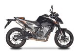 SPARK GKT0110 KTM 790 / 890 Duke (2018+) Titanium Semi-Full Double Exhaust System "GRID-O" (215 mm) – Accessories in the 2WheelsHero Motorcycle Aftermarket Accessories and Parts Online Shop