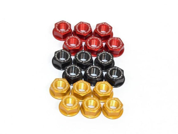 6DSB02 - DUCABIKE Ducati Rear Sprocket Carrier Nuts set – Accessories in the 2WheelsHero Motorcycle Aftermarket Accessories and Parts Online Shop
