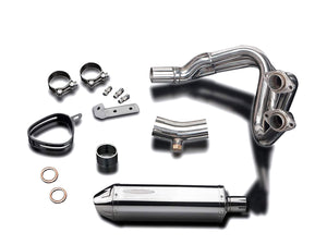 DELKEVIC Kawasaki Ninja 650 (06/11) Full Exhaust System with 13" Tri-Oval Silencer – Accessories in the 2WheelsHero Motorcycle Aftermarket Accessories and Parts Online Shop