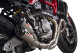 QD EXHAUST Ducati Monster 1200 (17/21) Dual Slip-on Exhaust "Gunshot" (EURO4) – Accessories in the 2WheelsHero Motorcycle Aftermarket Accessories and Parts Online Shop