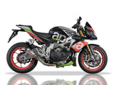 QD EXHAUST Aprilia Tuono V4 (17/20) Slip-on Exhaust "Gunshot" (racing) – Accessories in the 2WheelsHero Motorcycle Aftermarket Accessories and Parts Online Shop