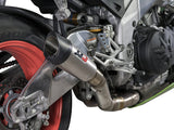 QD EXHAUST Aprilia Tuono V4 (17/20) Slip-on Exhaust "Gunshot" (racing) – Accessories in the 2WheelsHero Motorcycle Aftermarket Accessories and Parts Online Shop