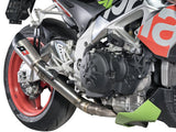 QD EXHAUST Aprilia Tuono V4 (17/20) Slip-on Exhaust "Gunshot" (racing) – Accessories in the 2WheelsHero Motorcycle Aftermarket Accessories and Parts Online Shop