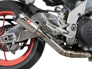 QD EXHAUST Aprilia Tuono V4 (17/20) Slip-on Exhaust "Gunshot" (racing) – Accessories in the 2WheelsHero Motorcycle Aftermarket Accessories and Parts Online Shop